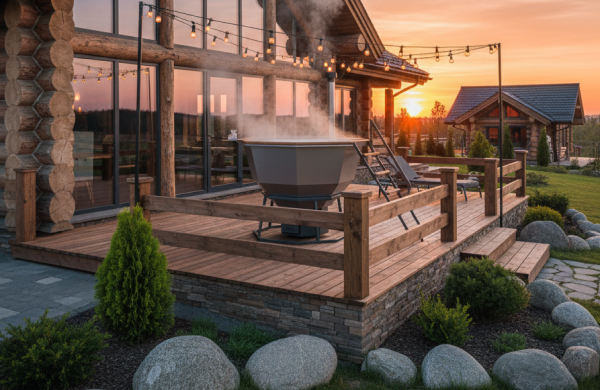 Как сочетать купель и ландшафтный дизайн: идеи оформления участка Как сочетать купель и ландшафтный дизайн: идеи оформления участка