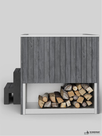 Ледяная купель Scandinaf Arctic 140G, 1-2 чел., AISI 304, серый