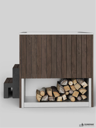Ледяная купель Scandinaf Arctic 140B, 1-2 чел., AISI 304, коричневый