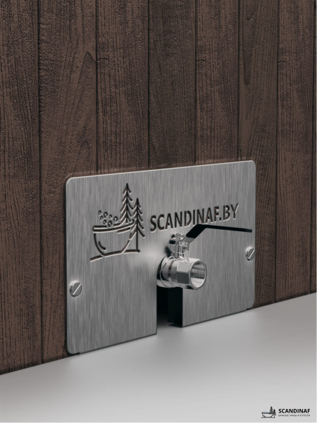 Ледяная купель Scandinaf Arctic 120B, 1-2 чел., AISI 304, коричневый